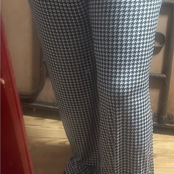 Palazzo pants houndstooth one size excellent nwt - Picture 9 of 9